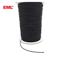 2x9 Twisted Black Polyester String