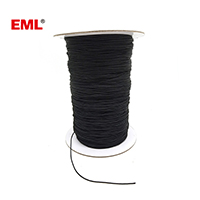 3x5 Twisted Black Polyester String