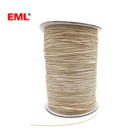 0.8mm Natural White Waxed Cotton String