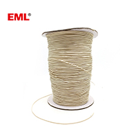 0.8mm Yellow Waxed Cotton String