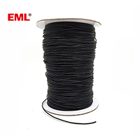 1.3mm Black Waxed Cotton String