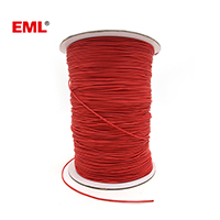 1mm Red Waxed Cotton String