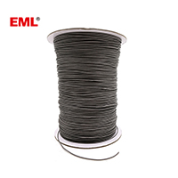 1mm Grey Waxed Cotton String